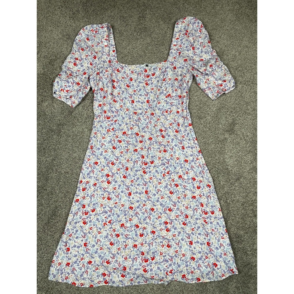 Rebecca Minkoff Dress Womens Medium‎ White Floral Cottage Garden Fairy Ethereal